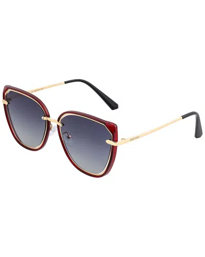 BERTHA BERTHA WOMEN'S RYLEE 58MM POLARIZED SUNGLASSES