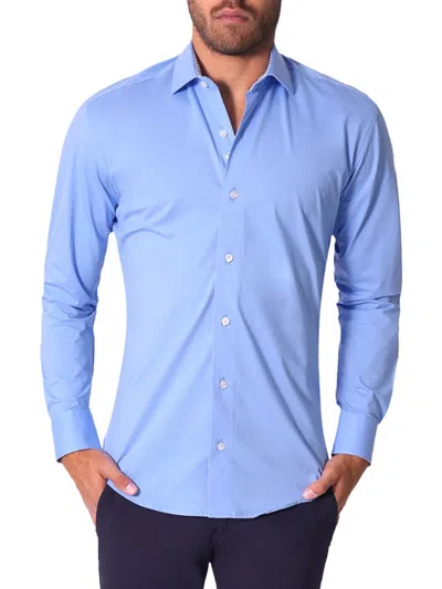 Bertigo Men's Ian Modern Fit Shirt In Blue