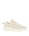 Bervicato Woman Sneakers Beige Size 10 Leather In Sand