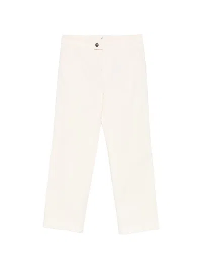 Berwich Alice Cropped Trousers In White