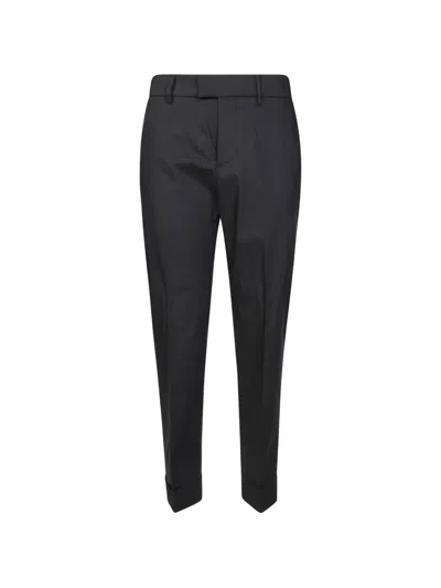 Berwich Alice Turned-up Trousers In Blue