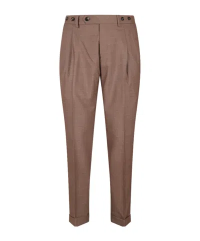 Berwich Belt Loops Slacks In Brown