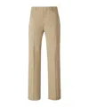 Berwich Belt Loops Slacks In Brown