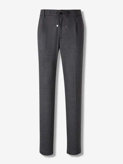 Berwich Drawstring-waist Trousers In Gray