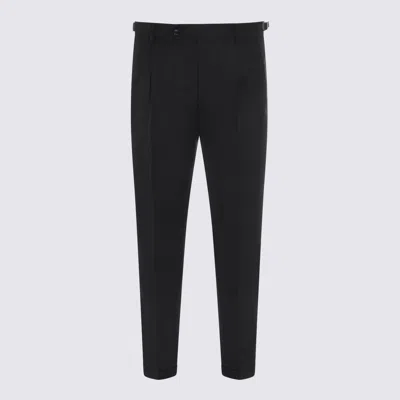 Berwich Black Pants In Multi