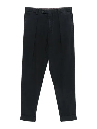 Berwich Blue Chiaia Long Trousers