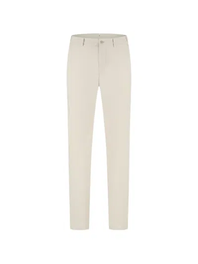 Berwich Button Detail Tailored Trousers In Neutral