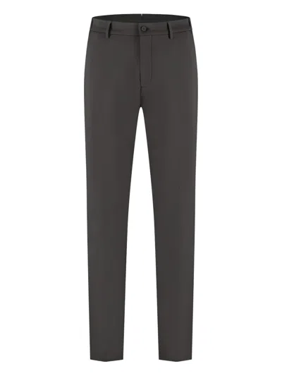 Berwich Button-fly Trousers In Gray