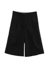 Berwich Button Shorts In Black