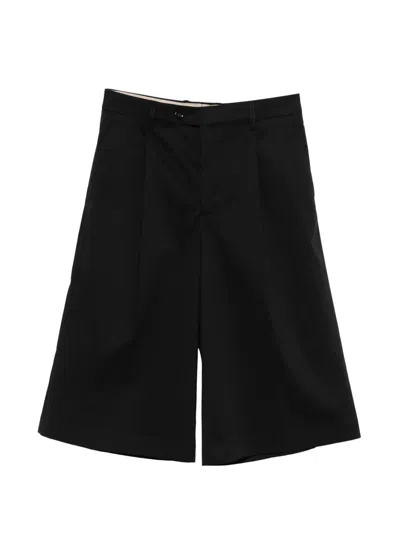 Berwich Button Shorts In Black