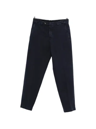 Berwich Buttoned Trousers In Blue