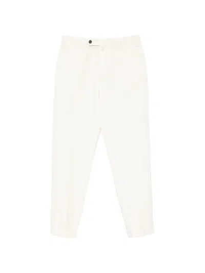 Berwich Buttoned Trousers In Neutral
