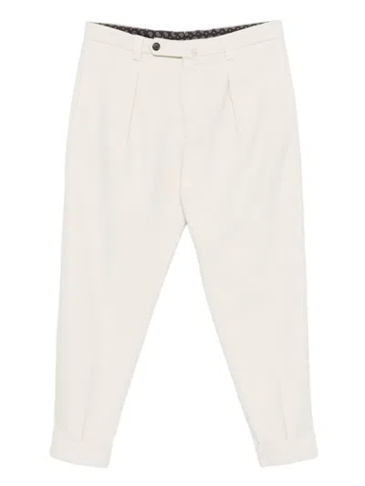 Berwich Chiaia Gd Pleated Trousers In Black