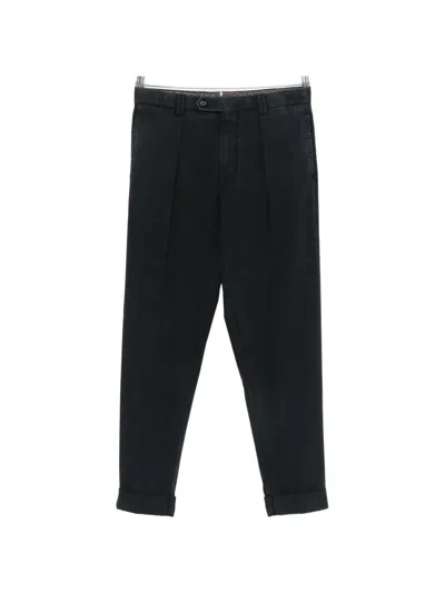 Berwich Chiaia Pleated Trousers In Black