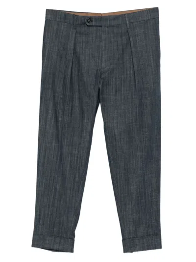 Berwich Chiaia Pleated Trousers In Multi