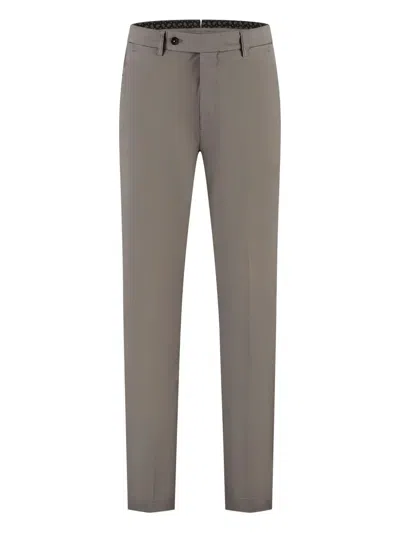 Berwich Cotton Trousers In Brown