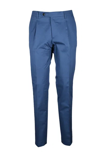 Berwich Cotton/elastane Trousers - Blue