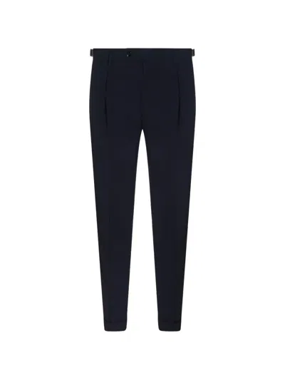 Berwich Darted Trousers In Blue