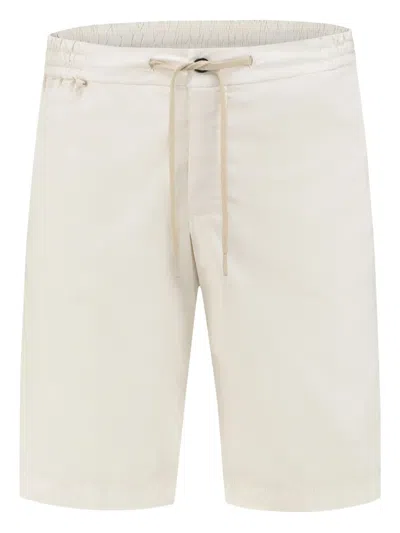 Berwich Drawstring Bermuda Shorts In Neutral