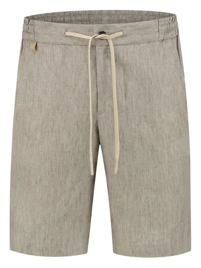 Berwich Drawstring Bermuda Shorts In Brown