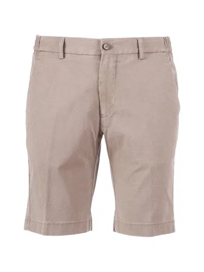 Berwich Elasticated-waist Chino Shorts In Neutral