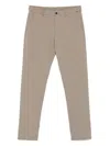Berwich Straight-leg Chinos In Brown