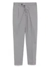 Berwich Gabardine Trousers In Grey