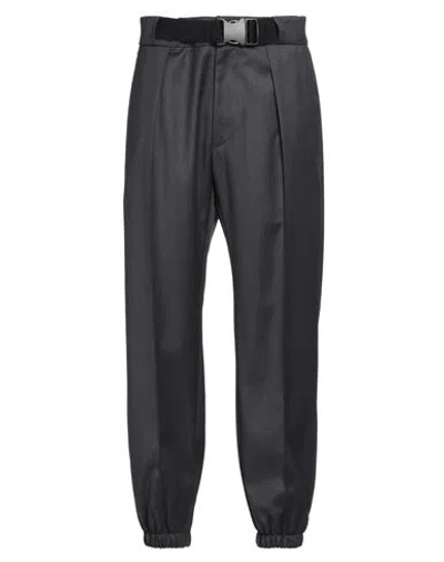 Berwich Hype Man Pants Charcoal Size Xs Polyester, Viscose, Elastane In Black