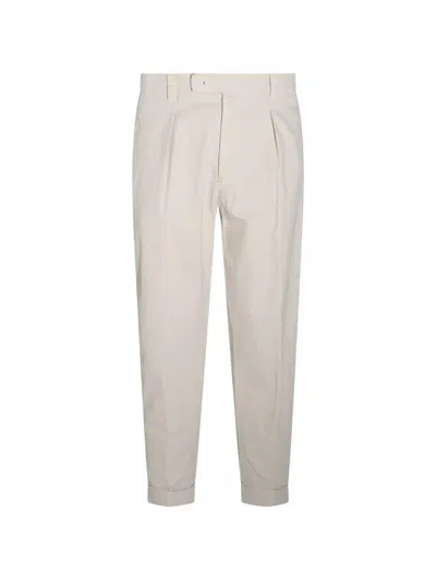 Berwich Legacy Pleated Trousers In Gold