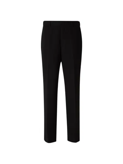 Berwich Lucano Pressed-crease Trousers In Black
