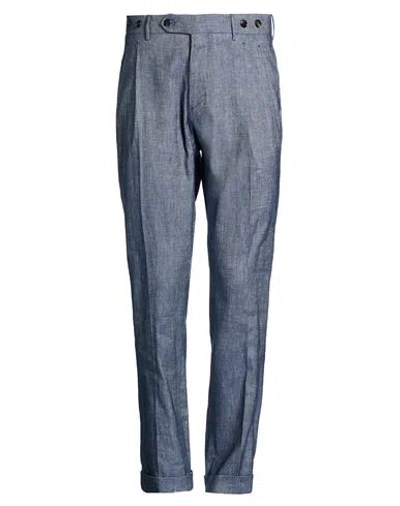 Berwich Man Jeans Blue Size 36 Linen, Cotton, Elastane