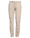 Berwich Man Pants Beige Size 36 Cotton, Elastane