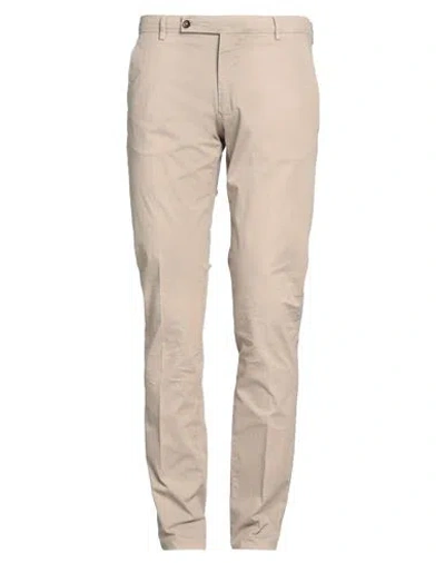Berwich Man Pants Beige Size 36 Cotton, Elastane