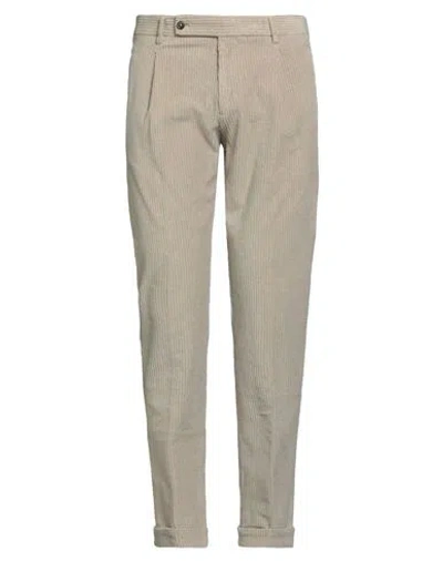 Berwich Man Pants Beige Size 34 Cotton, Elastane