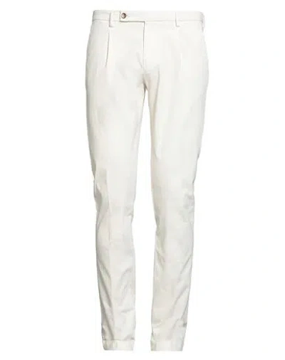Berwich Man Pants Beige Size 34 Cotton, Elastane In Neutral