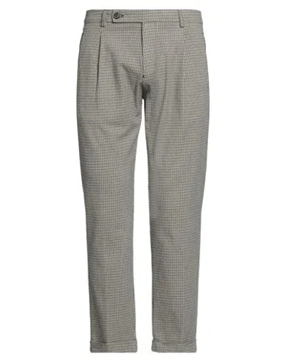 Berwich Man Pants Beige Size 36 Cotton, Polyester, Elastane In Gray