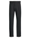 Berwich Man Pants Black Size 28 Polyester, Virgin Wool, Elastane In Multi