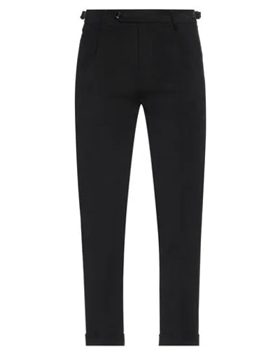 Berwich Man Pants Black Size 30 Cotton, Elastane In Black