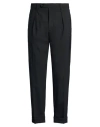 Berwich Man Pants Black Size 34 Polyester, Wool, Elastane