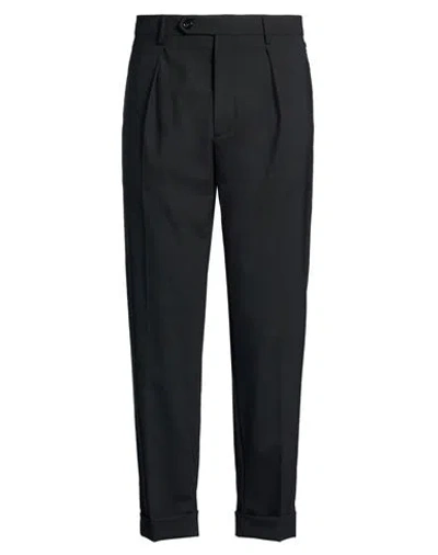 Berwich Man Pants Black Size 34 Polyester, Wool, Elastane