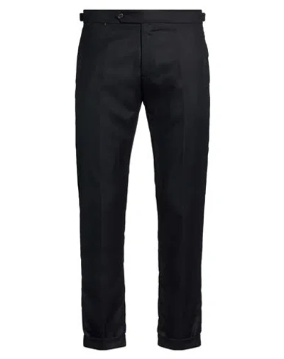 Berwich Man Pants Black Size 36 Virgin Wool