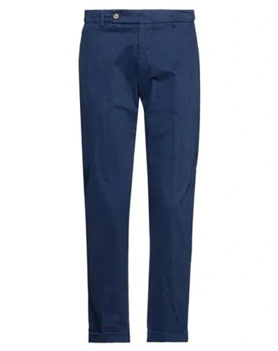 Berwich Man Pants Blue Size 30 Cotton, Elastane