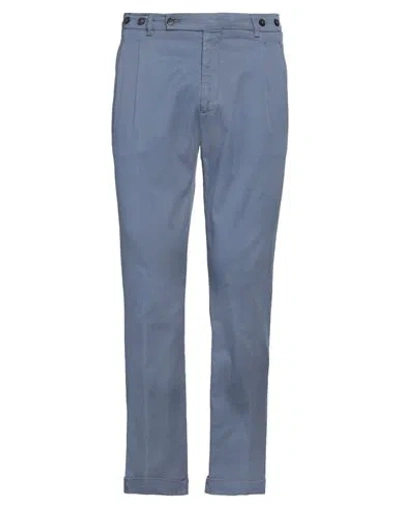 Berwich Man Pants Blue Size 36 Lyocell, Cotton, Elastane
