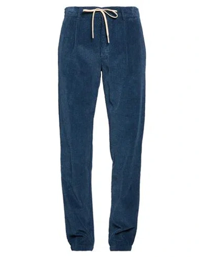Berwich Man Pants Blue Size 38 Cotton