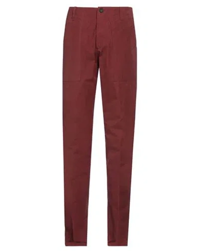 Berwich Man Pants Brick Size S Cotton, Polyester, Nylon In Red
