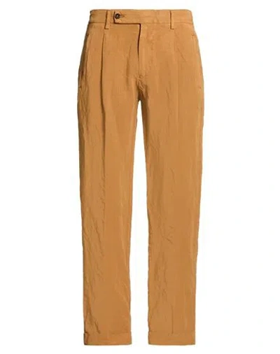 Berwich Man Pants Brown Size 30 Lyocell, Linen