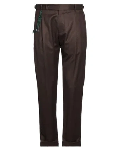 Berwich Man Pants Brown Size 30 Virgin Wool