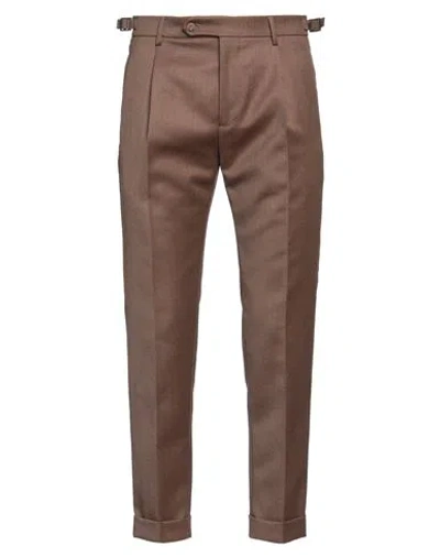 Berwich Man Pants Brown Size 32 Virgin Wool