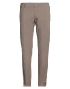 Berwich Man Pants Brown Size 42 Cotton, Elastane In Brown