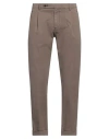 Berwich Man Pants Camel Size 32 Cotton, Elastane In Beige